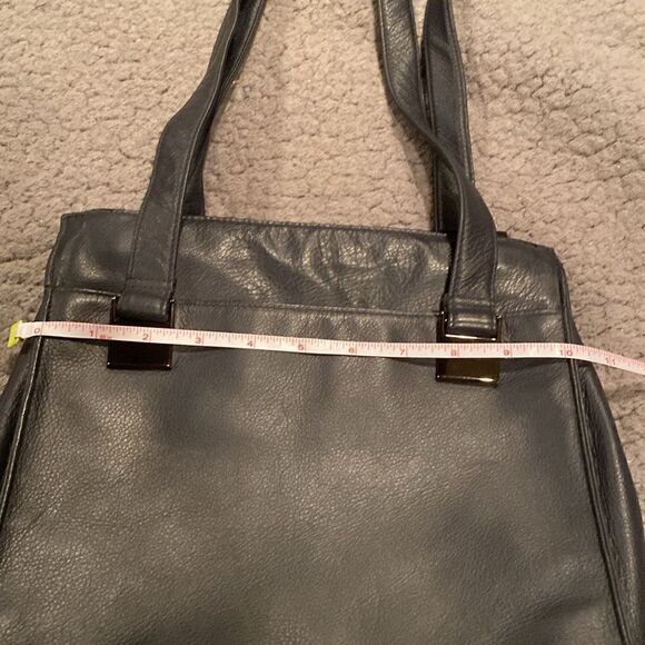 Perlina Black Shoulder Bag Purse Satchel - Picture 5 of 9